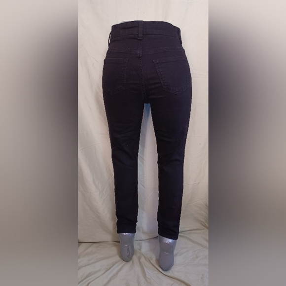 A Universal Standard High Rise Jet Black Jeans - Picture 2 of 9
